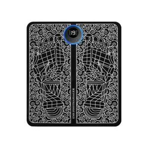 Tens EMS Foot Massager Fisioterapia Mat Massageador de pes Type-C Charging Electronic Foot Fitness Massage Gym Equipment